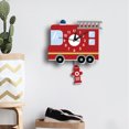 thumbnail image 2 of Plástico dibujos animados pared silenciosa regalos lindos únicos péndulo niños dormitorio DIY decoración reloj, 2 of 8