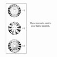 thumbnail image 5 of 6-Pack Wave Rotary Blades for Crafting, Ideal for Quilting, Sewing, Crochet, and Scrapbooking Projects, 5 of 5
