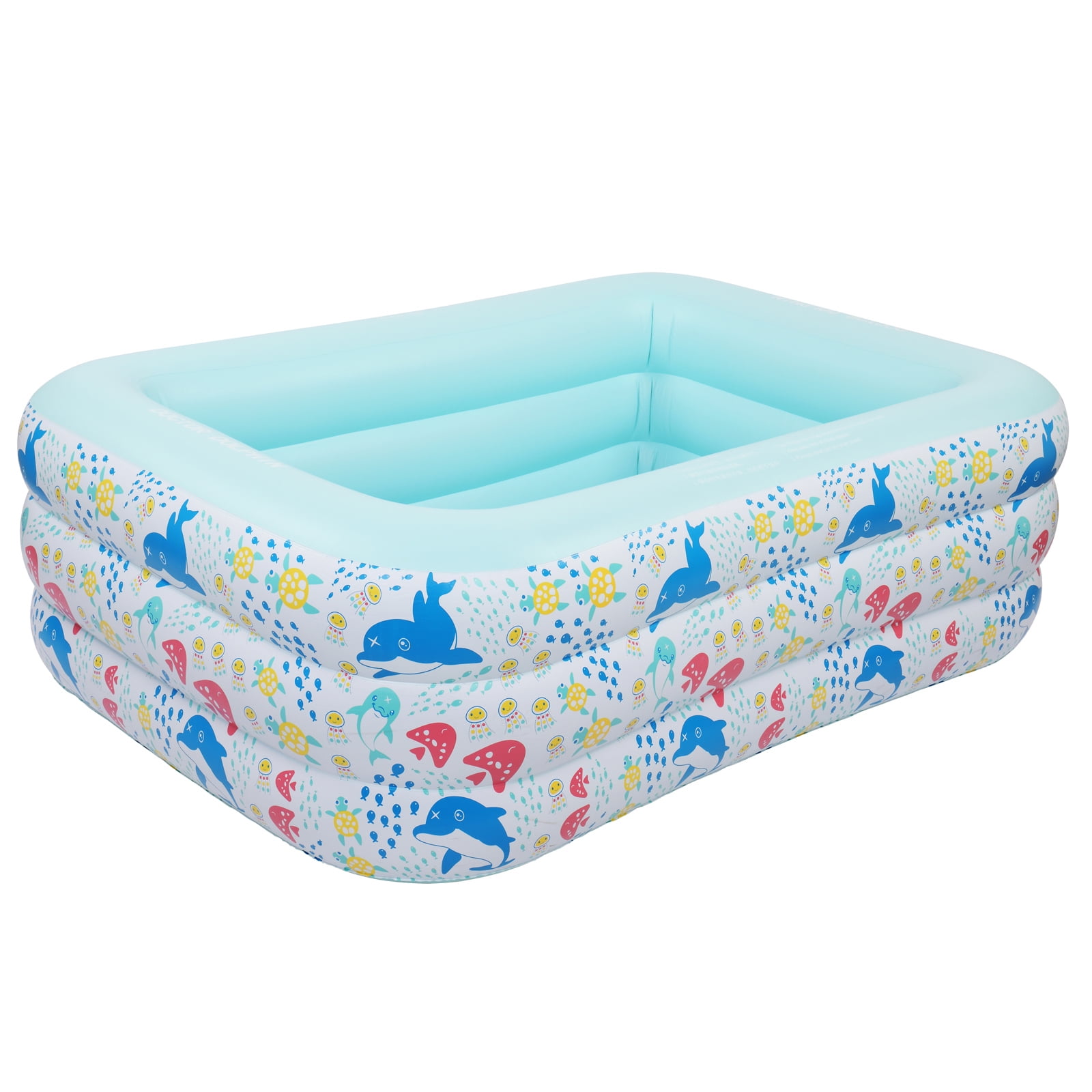 Kepooman 82.7" X 55" X 23.6" Inflatable Swimming Pool, Family Full-Size Kiddie Pools, Inflatable Lounge Pool for Kiddie, Kids, Adult, Infant, Toddlers for Ages 3+, Outdoor, Garden, Backyard, Blue Kepooman 82.7" X 55" X 23.6" Inflatable Swimming Pool, Family Full-Size Kiddie Pools, Inflatable Lounge Pool for Kiddie, Kids, Adult, Infant, Toddlers for Ages 3+, Outdoor, Garden, Backyard, Blue