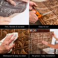 thumbnail image 4 of FASÄDE Traditional Style 4 Decorative Vinyl Backsplash 15 sq ft Kit in Polished Copper, 4 of 5