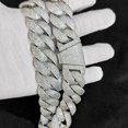 thumbnail image 2 of 22mm 5 Rows Bubble Iced Out Cuban Chain Necklaces for Men Women Bling Zircon Chain Hip Hop Goth Jewelry Free Shipping, 2 of 7