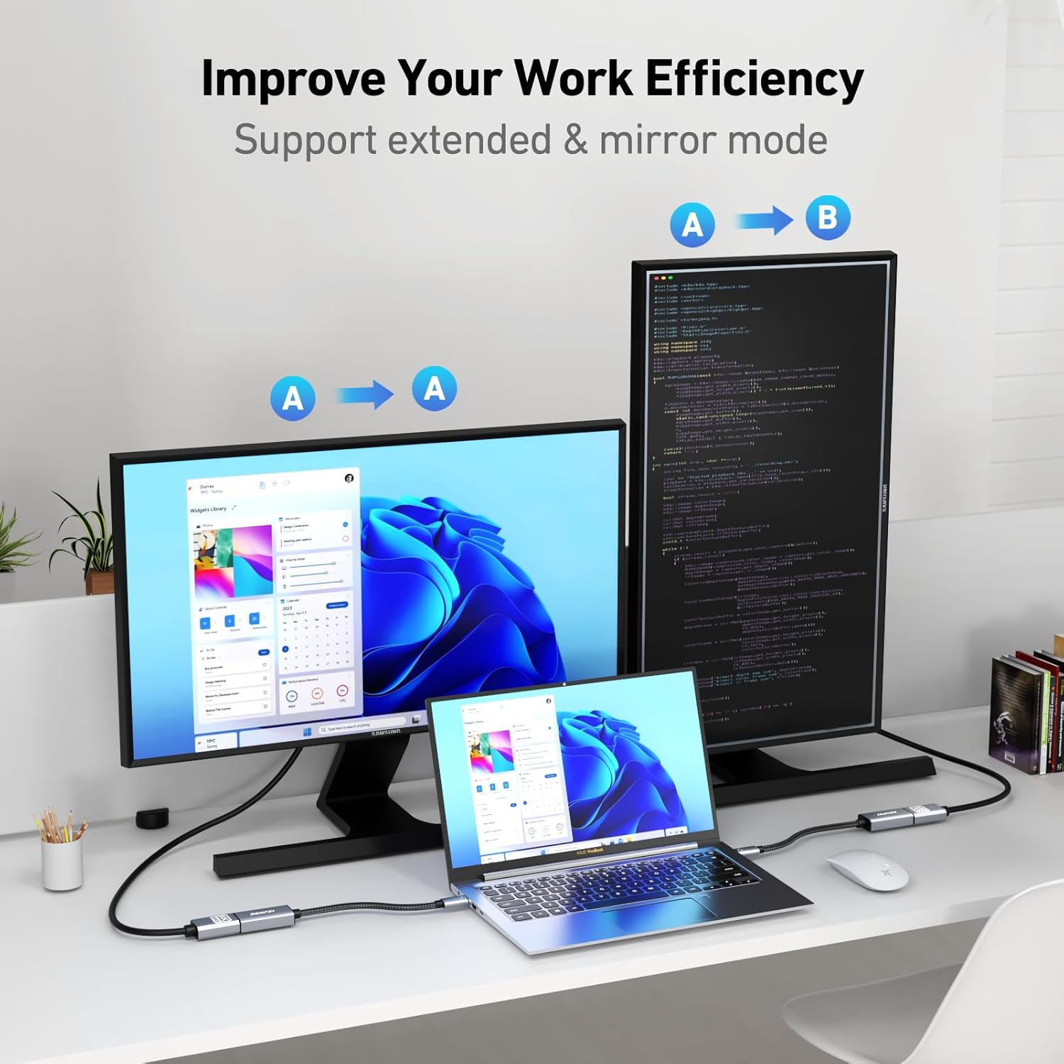 BENFEI USB C to HDMI Adapter, USB Type-C to HDMI Adapter [Thunderbolt 3/4 Compatible],Grey