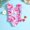 Pink, variant on naisibaby Toddler Kids Girls Fashion Cute Leopard Flowers Printed Bikini, Baby Ruffles One-piece Swimsuit Pink 4-5T