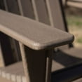 thumbnail image 6 of Titan Great Outdoors Everwood Hilltop Driftwood Curve Back Poly Adirondack Folding Chair, 6 of 6