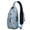 Sky-blue-17, variant on Crossbody Sling Backpack for Women Men Seashells Shoulder Sling Crossbody Casual Chest Bag for Travel Sports Running Hiking