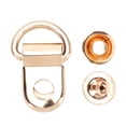 thumbnail image 4 of Eyelet Buckle Rivet, Brass DIY Rivet Tool Shoelace Hook, D-Ring Eyelet Buckle For Making Shoes/ Leather/ Bags Repairment Shoes, 4 of 8