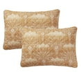 thumbnail image 4 of Indigo Ink Panther 3-Piece Gold Spice Ombre Medallion Boho Quilt Set, Full/Queen, 4 of 5