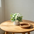 thumbnail image 2 of Artificial Potted Plant Multi-Color Rose and Hydrangea Arrangement, Decorative Ceramic Vase, Pre-Potted for Home Desk Entryway, Long-Lasting Colors, 2 of 5
