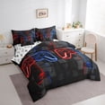 thumbnail image 3 of Castle Fairy Honeycomb Video Game Twin Bedding Sets,Futuristic Bedding Comforter Set, 3 of 8