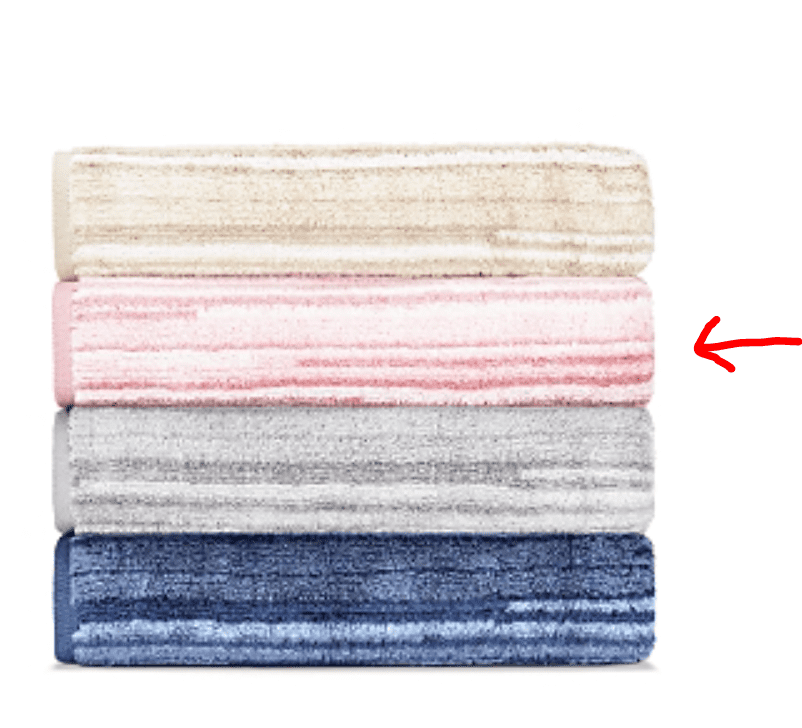 NEW Hudson Park Supreme 100% Cotton 4 Hand Towels Azure Blue G2130 