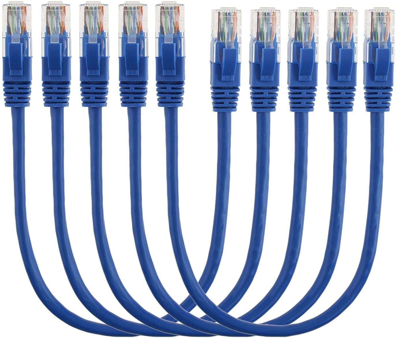 CableCreation 1 Foot (5PACK) Short CAT 5e Patch Cable, RJ45