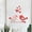 Red, variant on Xoxingysm Wall Stickers 3D Valentine'S Day Mirror Sticker Acrylic Waterproof -Adhesive Paper, 1 Set of Stickers