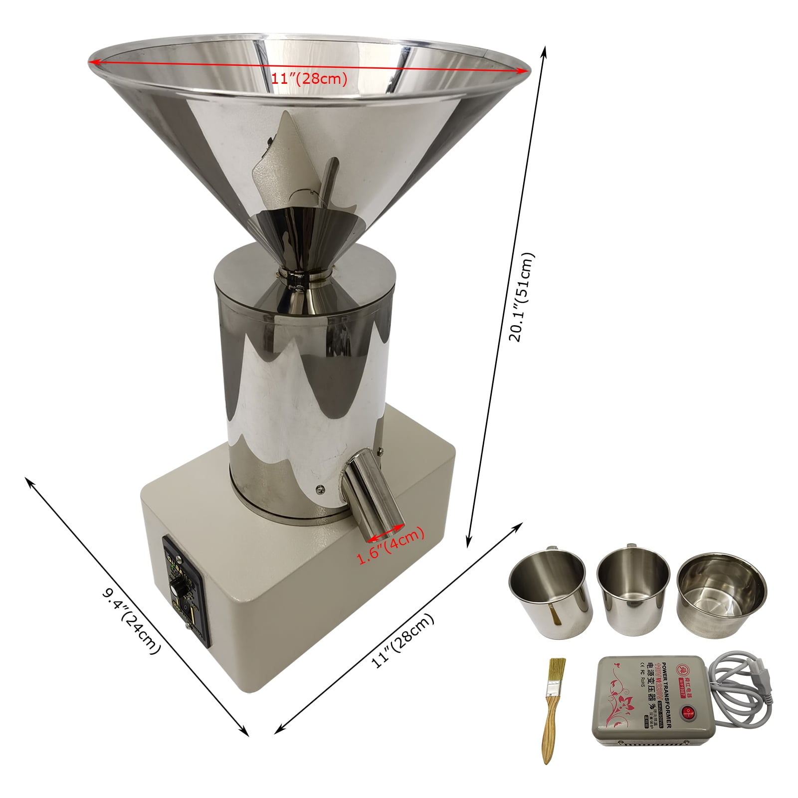 Electric Centrifugal Grain Sample Separator Seed Grain Sample Separator 7.1oz-52.9oz 220V/110V