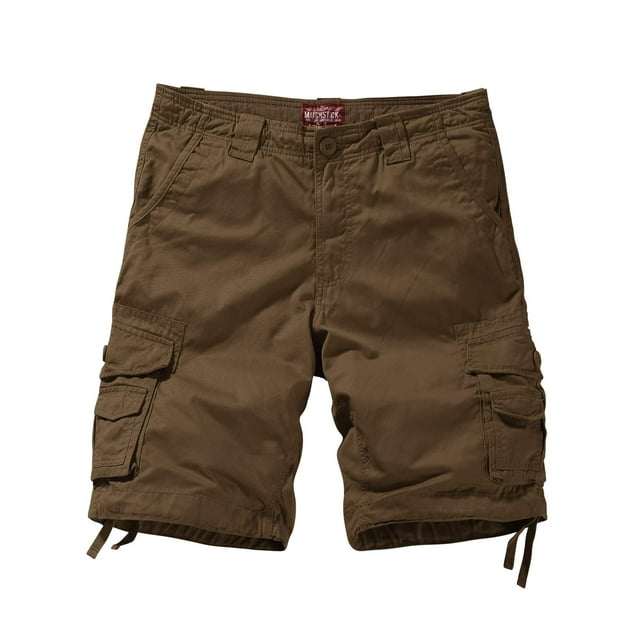 Shorts cargo para hombre Match, cómodos, color marrón, talla S