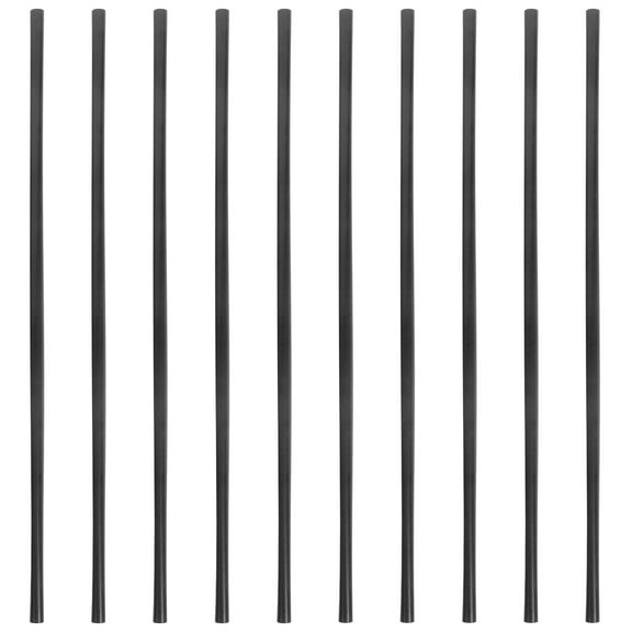 OUNONA  10 PCS Black Polyformaldehyde Rod High Hardness Plastic