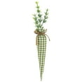 thumbnail image 6 of Northlight Fabric Carrot Easter Decorations - 9" - Green and Pink - Set of 5, 6 of 7