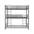 thumbnail image 5 of Maynard Metal Triple Twin Bunk Bed Gunmetal, 5 of 8