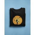 thumbnail image 3 of Halloween Witch Sweatshirt Women -SPIdeals Designs, Female x-Large, 3 of 4