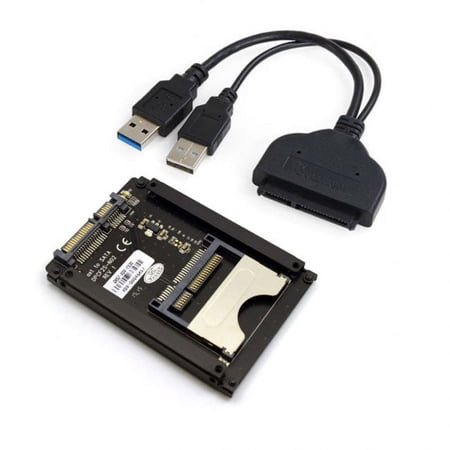 Chenyang CY SATA 22Pin to USB 3.0 to CFast Card Adapter 2.5 inch Hard Disk Case SSD HDD CFast Card Reader for PC Laptop Enclosure