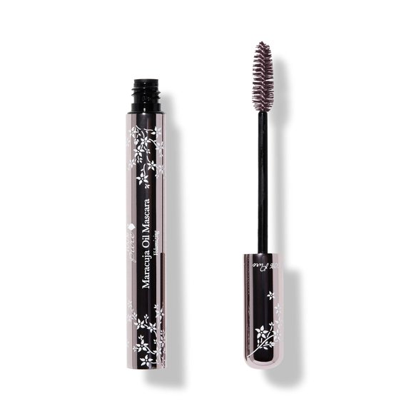 100% PURE Maracuja Oil Mascara Dramatic Intense Volume & Length Natural Fruit Pigmented Voluminous Eyelash Makeup No Clumping, Smudging or Flaking - Vegan, Blackberry Color - 0.35 oz