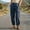 Navy, variant on Womens Barrel Baggy Cargo Pants Casual High Waisted Wide Leg Hiking Joggers with Pockets Army Green XL(XL)