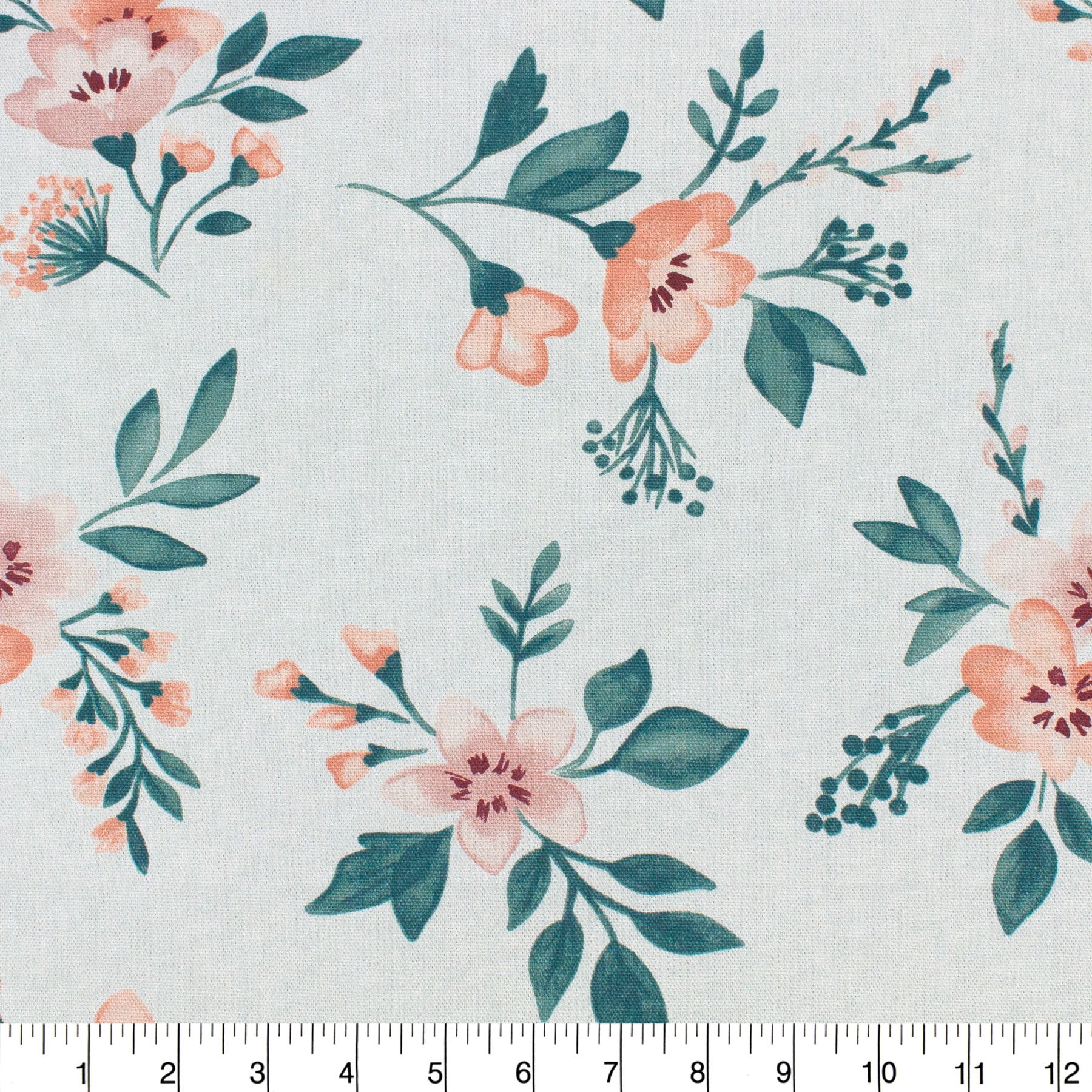 (2 pack) Better Homes & Gardens 100% Cotton, 54" Width with Color Pattern Flora  2 Yards Precut Fabric