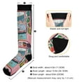 thumbnail image 3 of FORMRS Womens Knee High Socks Casual Long Thick Travel Daily Wear, 2 Pairs, Pink Door, 3 of 6