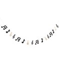thumbnail image 1 of Miangastore 1 Set Music Note Decoration Banner Musical Note Guitar Backdrop Music Theme Banner, 1 of 8