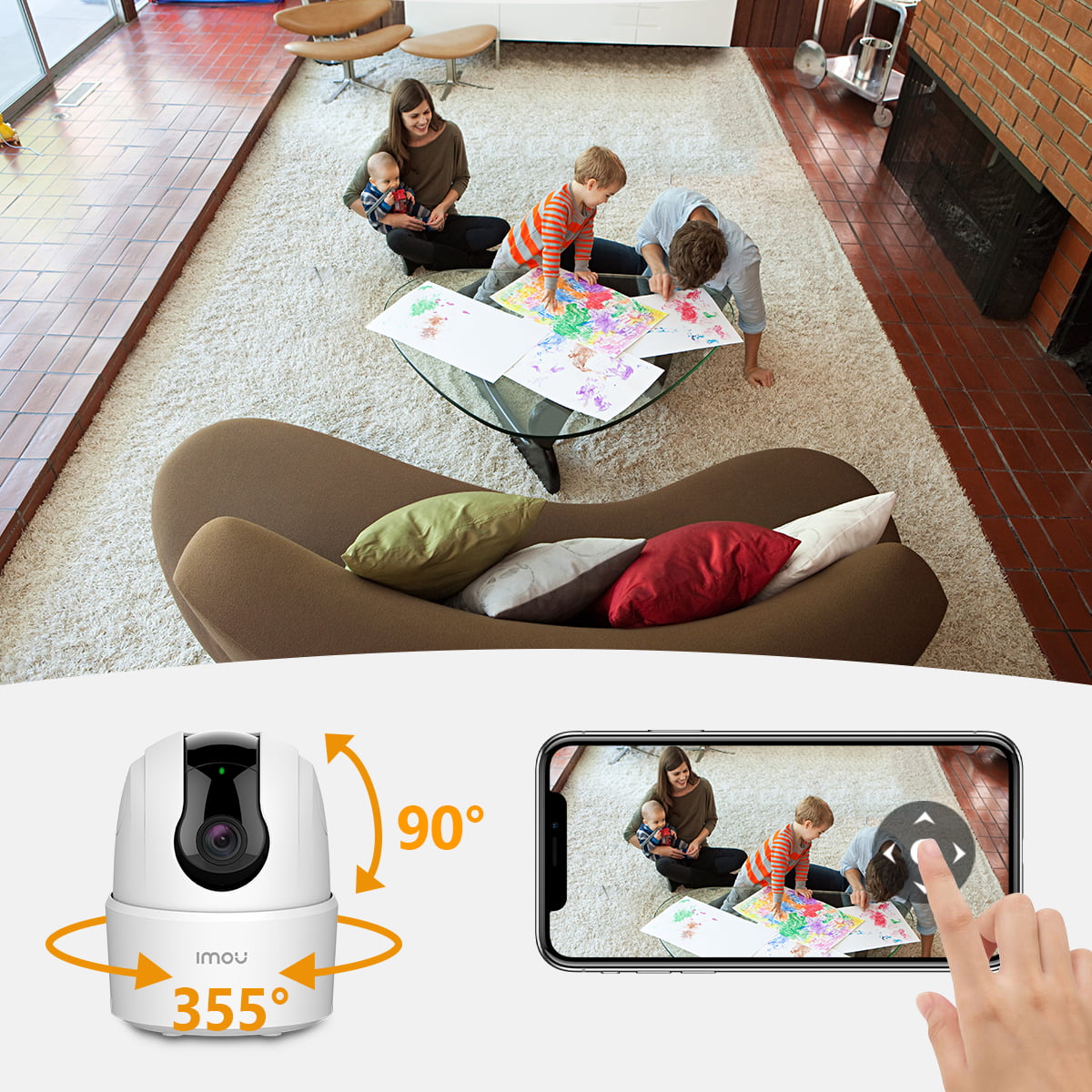 Imou Caméra Surveillance WiFi Intérieur - Compatible avec Homekit lmou -  Homekit Accessoires