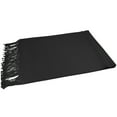 thumbnail image 4 of Glory Max Women's Soft Silky Pashmina Shawl Wrap Scarf, Black, 4 of 5