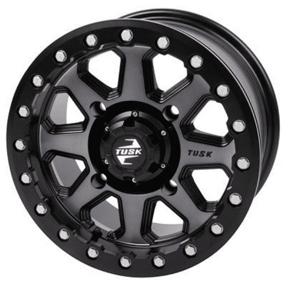 4/137 Uinta Beadlock Wheel 15x7 5.0 + 2.0 Gunmetal/Black Compatible With Can-Am Defender HD10 XT-P 2020