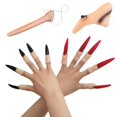 thumbnail image 1 of Nariz de disfraz de bruja, 22 piezas, disfraz de bruja de Halloween, uñas de bruja, accesorios de disfraz de bruja de Halloween, salida de alta intensidad, 1 of 5