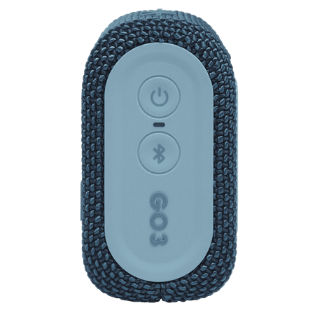 JBL - GO3 Portable Waterproof Wireless Speaker - Blue