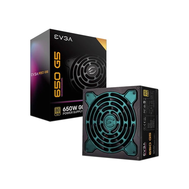 Fuente de Poder Modular EVGA SuperNOVA 650 G5 de 650W, ATX, 80 PLUS EVga 220-G5-0650-X1