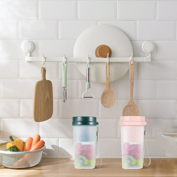 Xihbxyly Licuadora Portátil, Alimentación Por Usb, Capacidad de 300 Ml, Diseño Ideal para Viajes, Alta Velocidad de Rotación, Licuadora, Uso Doméstico y Exterior, Fácil Control con Botones, Tamaño 17