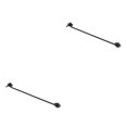 thumbnail image 2 of Speravity Pestillo para ventana, interruptor de seguridad, gancho para armario de baño, soporte de captura de Metal negro multifuncional con tornillos, Negro 14 pulgadas 2piezas Speravity CBP381156, 2 of 5