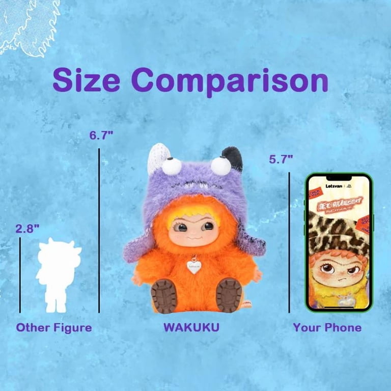 WAKUKU Fuzzy Trendy Fun Party Series Plush Blind Box 1PC (1 of 7