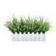 thumbnail image 1 of Valla en maceta flor artificial tela de simulación flor hogar boda decoración floral falsa, blanco y rojo púrpura Eigraketly HA7817-01B, 1 of 6