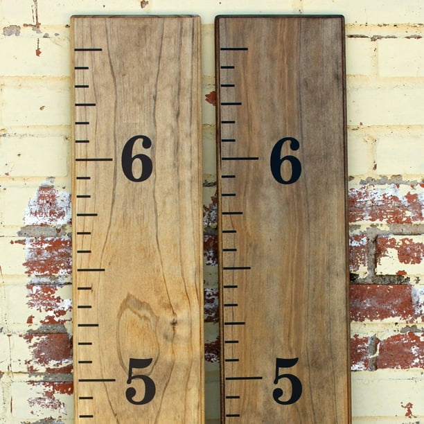 diy vinyl growth chart ruler decal kit walmartcom