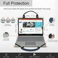 thumbnail image 5 of HP ProBook 450 G9/HP ProBook 455 G9 Laptop Sleeve, Leather Laptop Case for HP ProBook 450 G9/HP ProBook 455 G9 with Accessories Bag Handle (Blue), 5 of 9