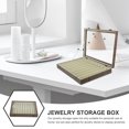 thumbnail image 3 of WRITWAA Organizador De Joyas Beige Con De Vidrio Para Collar Y En Casa, 3 of 6