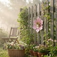 thumbnail image 5 of Metal Flower Wall Art, Outdoor Metal Wall Art, 12 in Diameter, Pink Gold Accent, Patio Wall Decor, 2026 Decorations, 1 Pc, 5 of 6