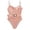 Pink, variant on Tummy Control Tie Knot Swimsuit - Ruched Halter One Piece Bathing Suit with Push Up Underwire, Padded Cups & Adjustable Buckle for Women