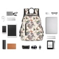 thumbnail image 4 of Fuzoiu Flying Butterflies-1 Print Lightweight Daypack,Weekender Bag for Men and Women, Travel Backpack with Padded Straps for School, Travel & Work, 4 of 7