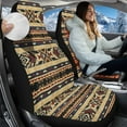 thumbnail image 2 of Uorisanigo Car Seat Covers, Plush Front Seats Cover 2PCS, Washable Southwestern Aztec Tribal Bucket Seat Cover Protection Fit for Most SUV Trucks, Car Accessories, 2 of 7