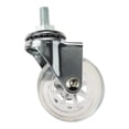 thumbnail image 4 of 4Pcs 2 Inch M8x15mm Screw Threaded Stem Casters Office Chair Caster Wheel Clear Swivel Casters With Brake For Sofa Chair Cabinet ,Reliable, 4 of 6