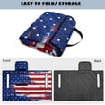 thumbnail image 5 of COEQINE Easy-Carry Golf Cart Seat Cover, Foldable Design with Handle for Storage, Universal Size Quilted Polyester, 4 Front Pockets, Machine Washable, Fashion American Flag, 5 of 8
