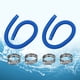 thumbnail image 1 of Tubos De Mangueras De Piscina Tubos de mangueras de piscina con abrazaderas de manguera para bombas de piscina sobre el suelo (2 piezas azul) Sywqhk Libre de BPA, 1 of 5