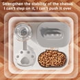 thumbnail image 6 of Dual-Bowl Automatic Pet Feeder & Water Dispenser Capacity, Neck-Friendly Food & Water Bowl for Dogs & Cats, Easy-to-Clean Integrated Pet Feeding Station,Modern Hydration, 140L, Gray, 6 of 8