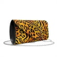thumbnail image 2 of FOR U DESIGNS Tiger Leopard Clutch Purses for Women Personalized Handbags Faux Leather Wedding Purses for Wedding Cocktail Prom Party, 2 of 9